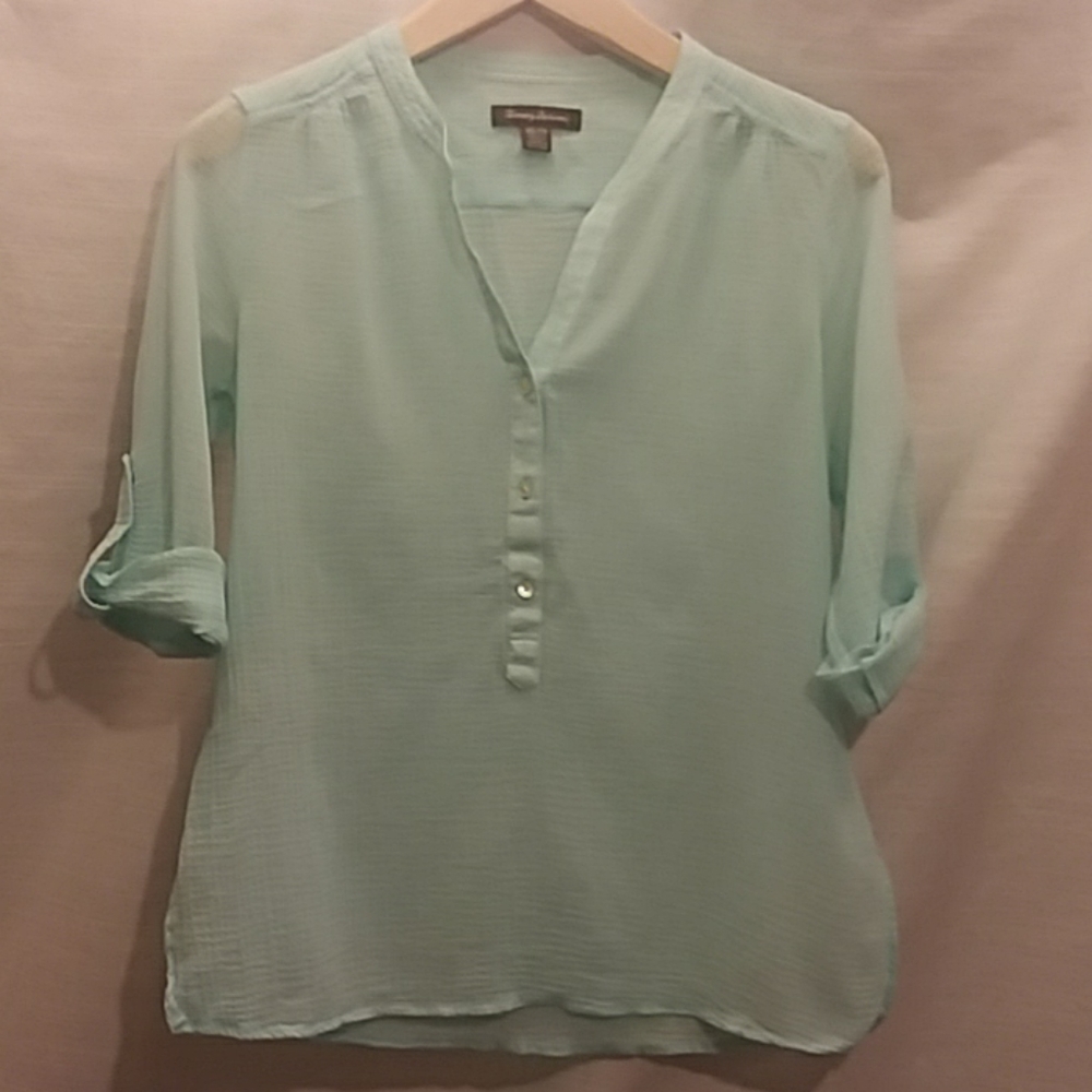 Tommy Bahama gauze top